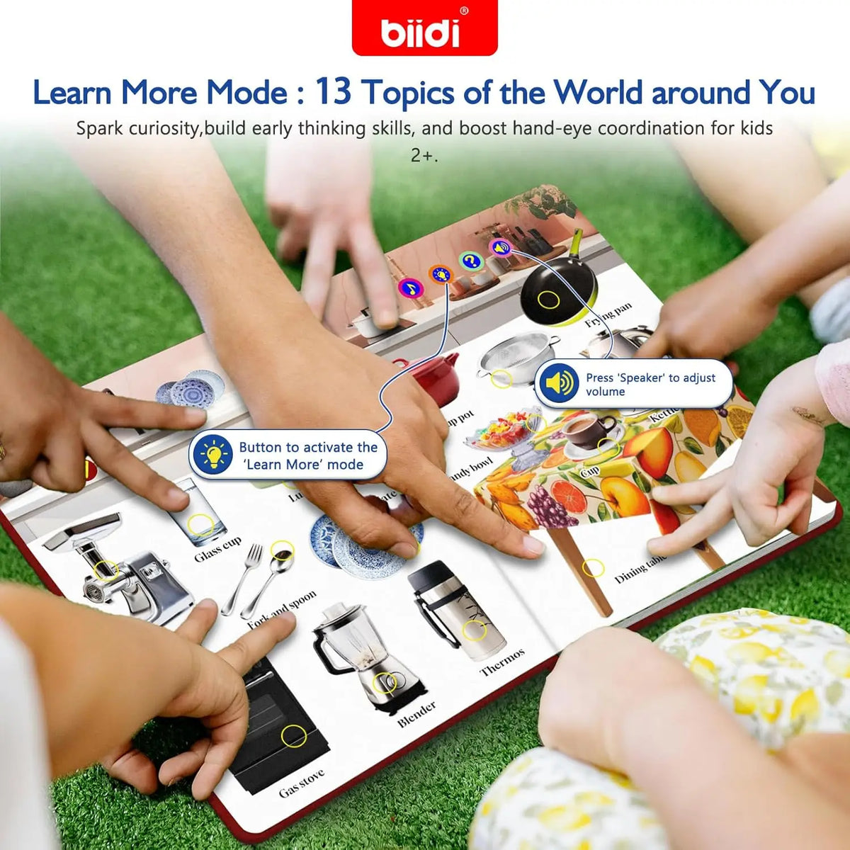 Interactive Sound Book For Children With Educational Sight Words