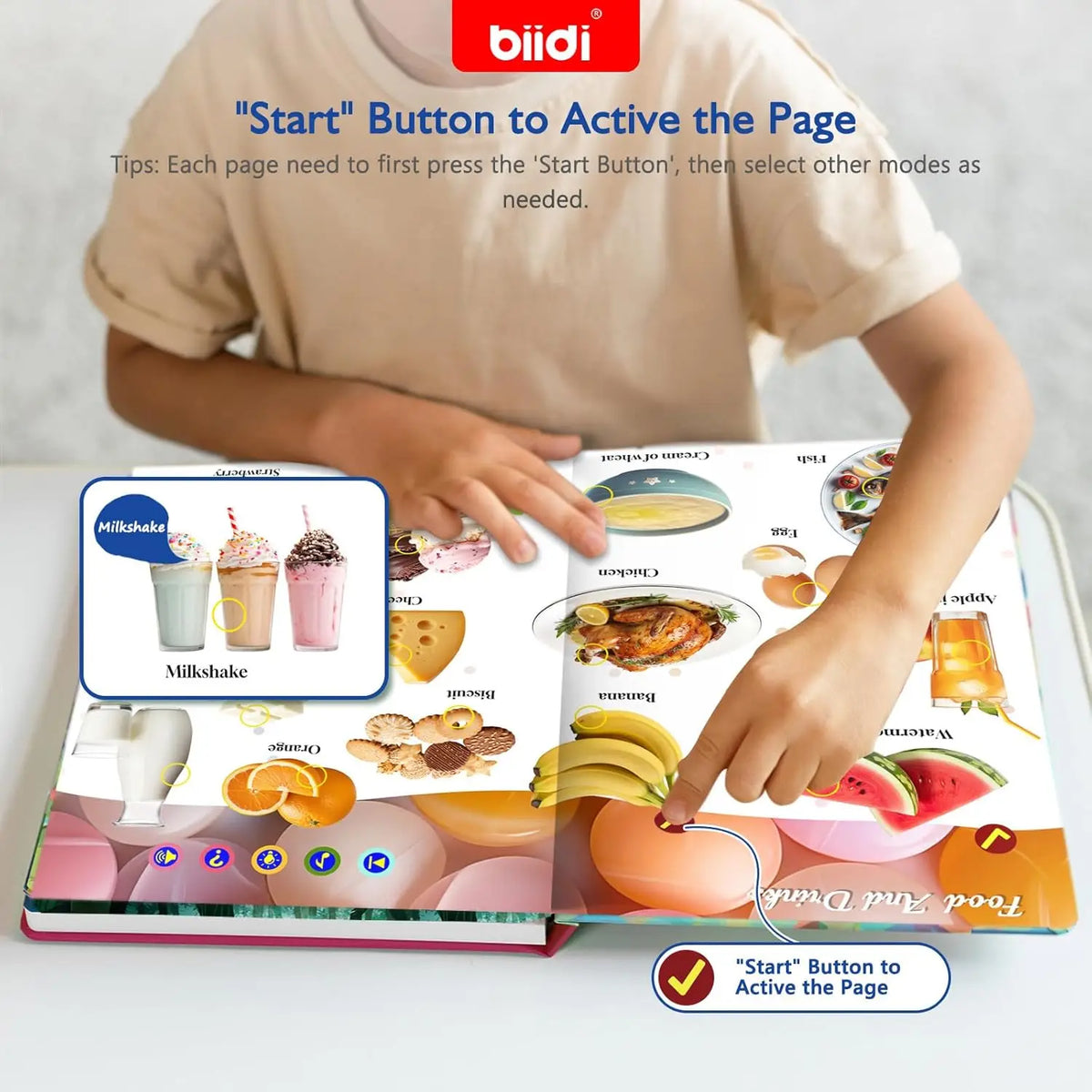 Interactive Sound Book For Children With Educational Sight Words