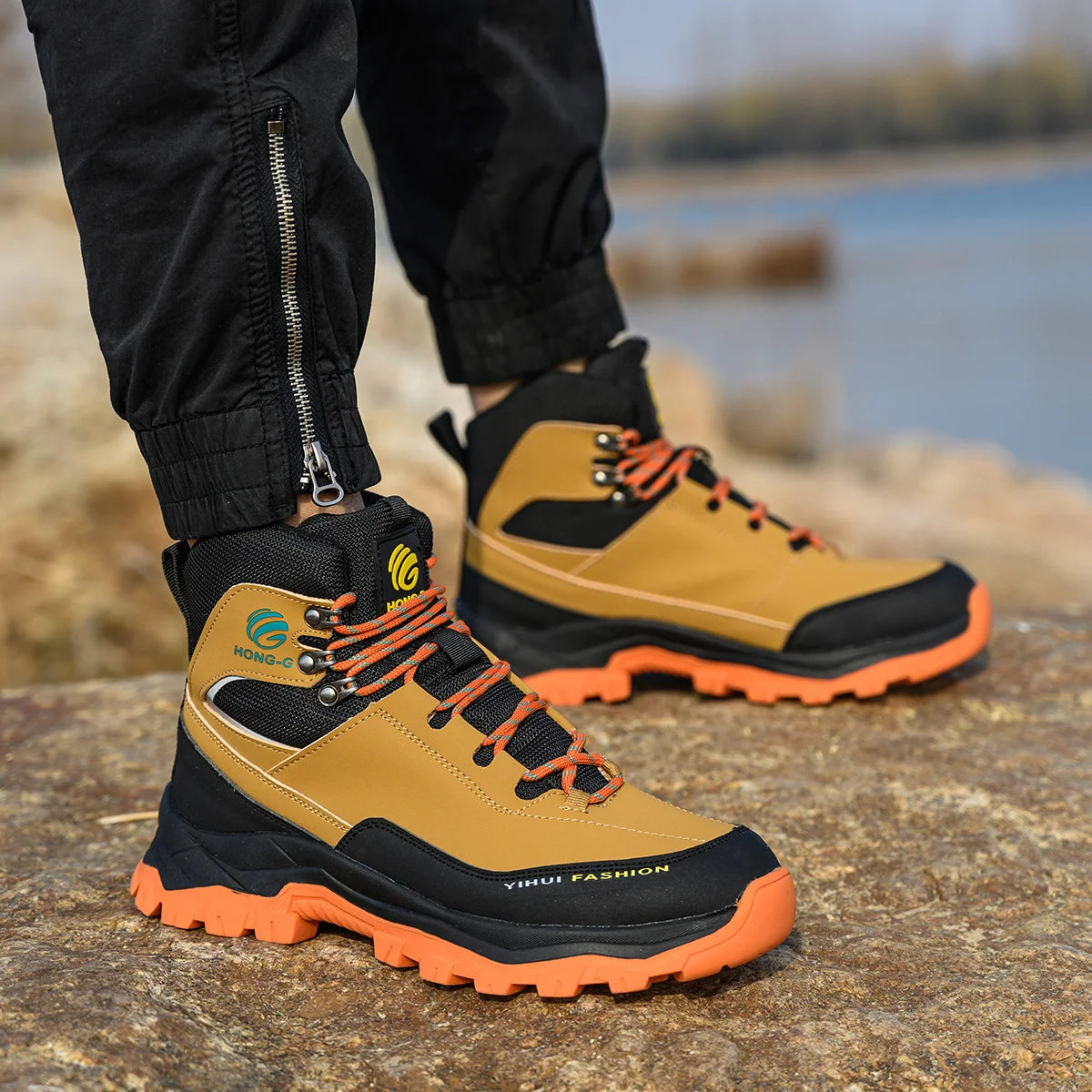 VEIGAR Protective Work Safety Shoes With Steel Toe Anti Puncture Boots
