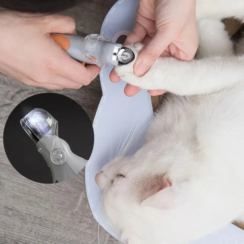 Professional Pet Nail Clippers With Led Light For Safe Trimming