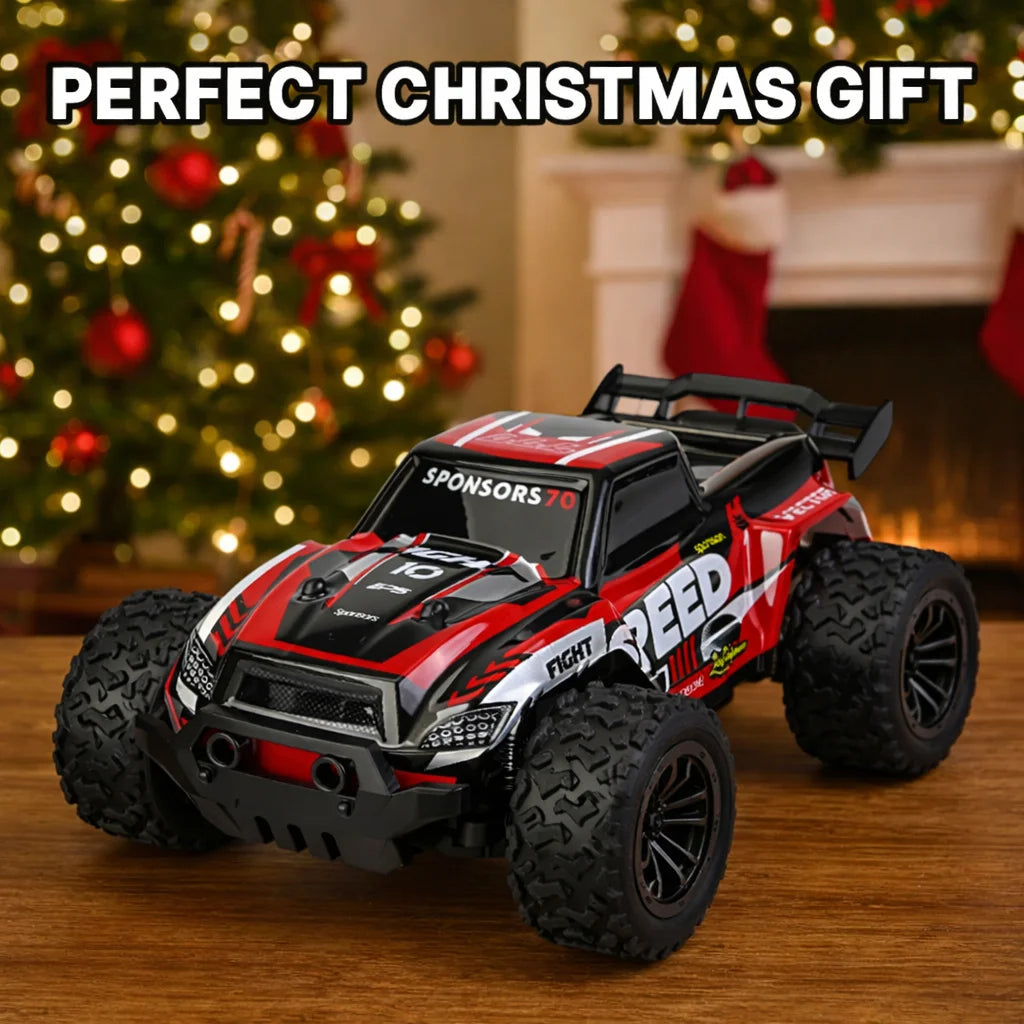 High-Speed Off-Road RC Car With Remote Control And LED Lights