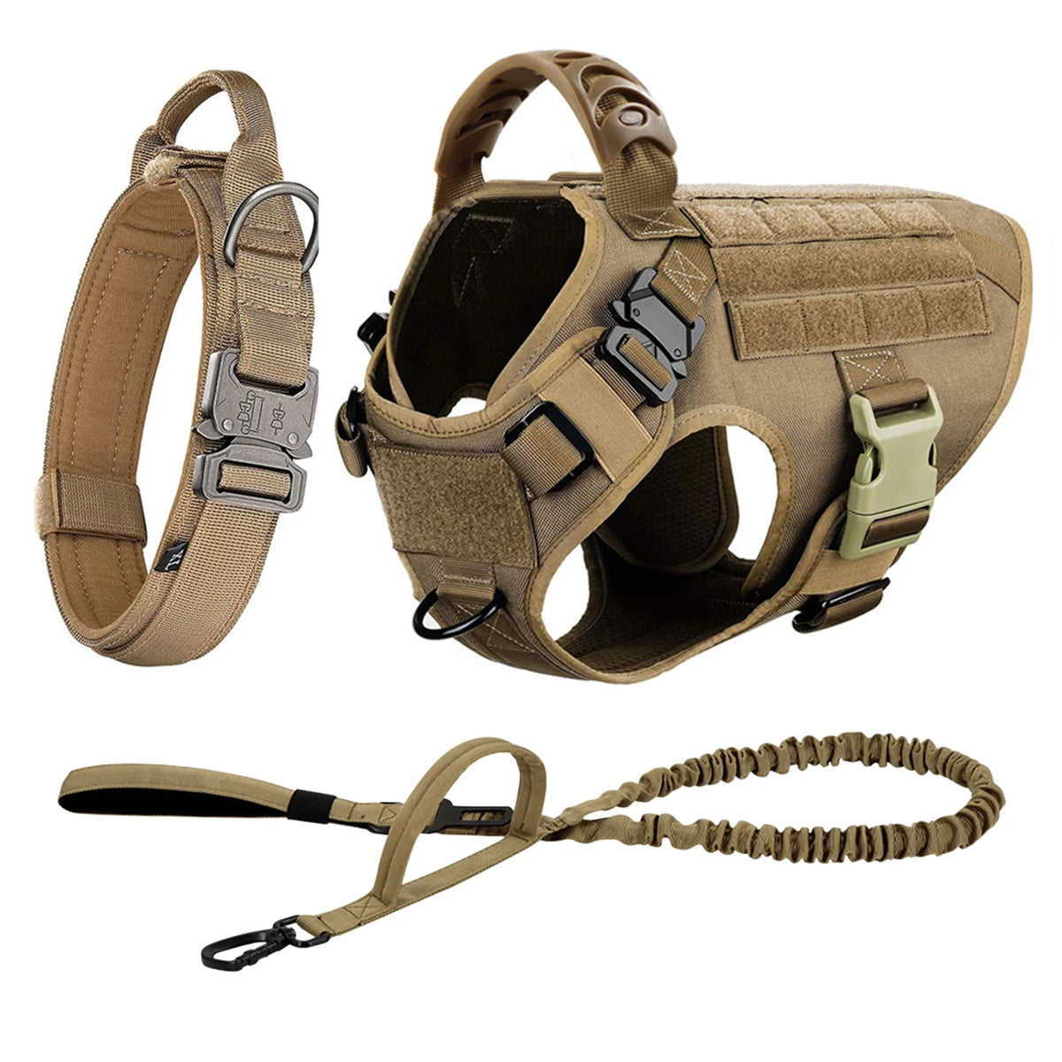 Petravel Padded Nylon Dog Harness And Leash Set For Active Pets