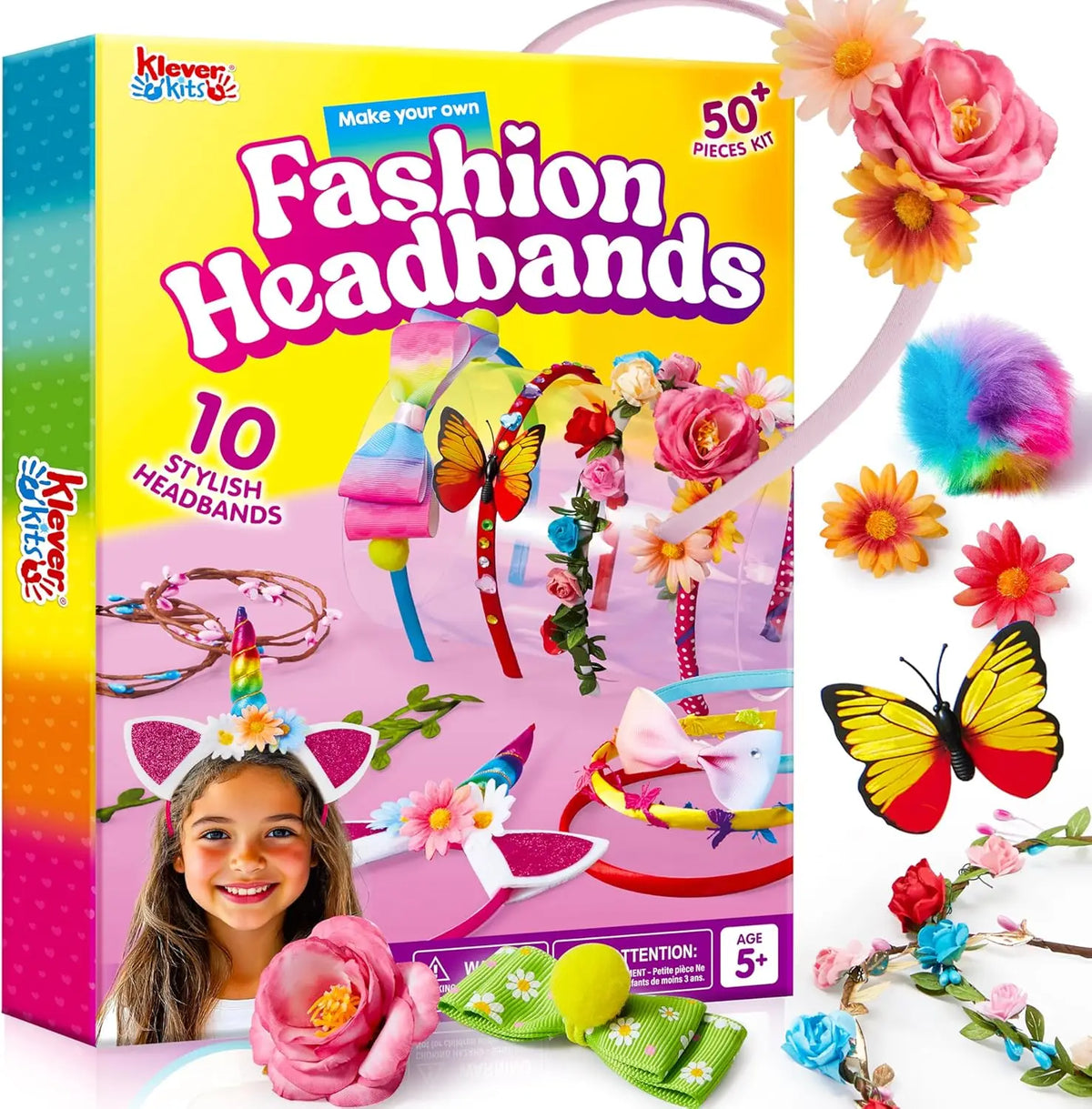 Joyfy DIY Headband Making Kit For Girls Creative Hair Accessories