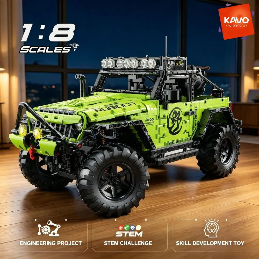 KAVOWORLD Off Road Vehicle Building Blocks Construction Set