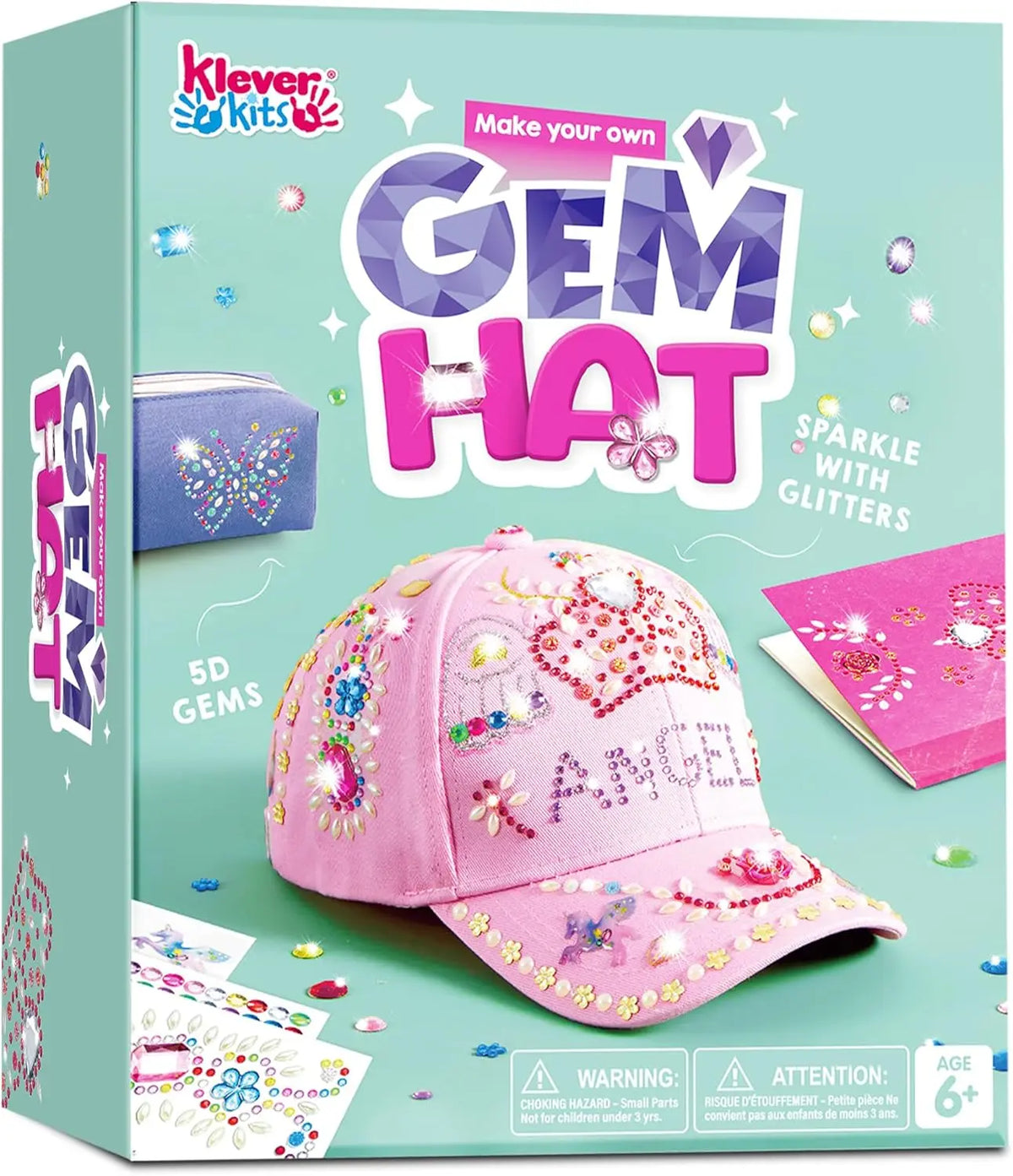 Joyfy Baseball Cap DIY Gem Decorating Craft Kit for Kids