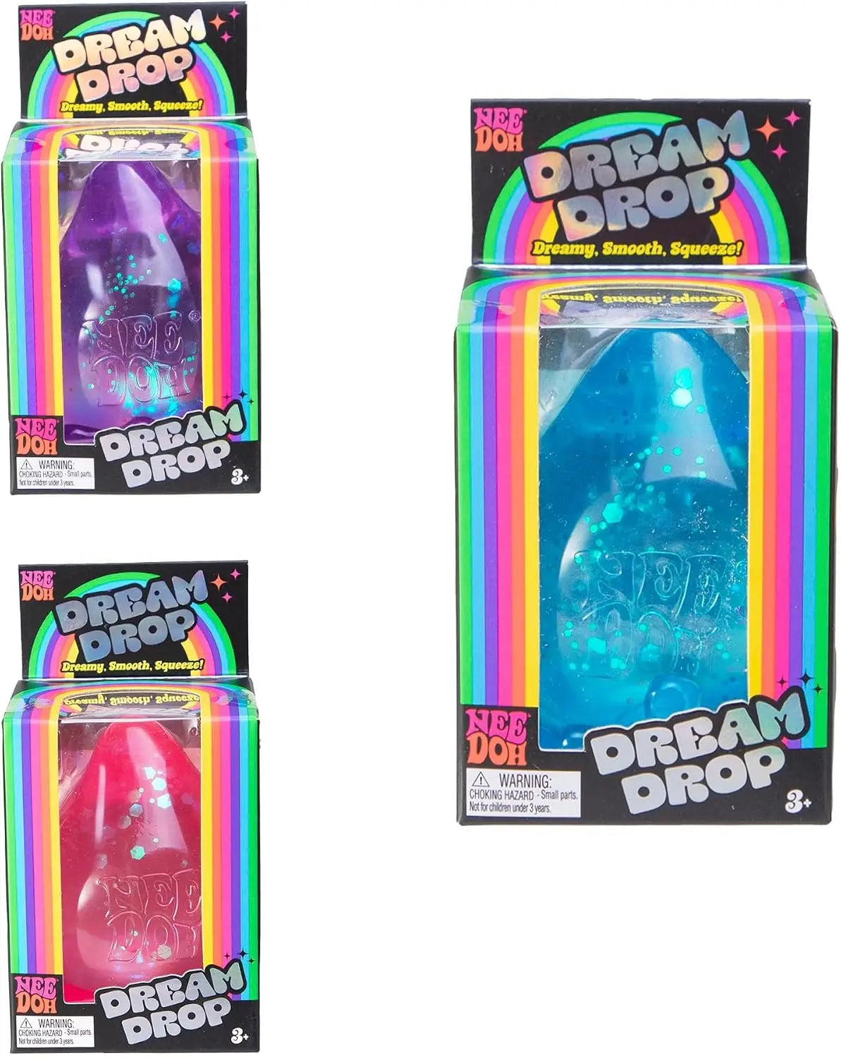 NeeDoh Dream Drop Sensory Toy With Groovy Goo Filling