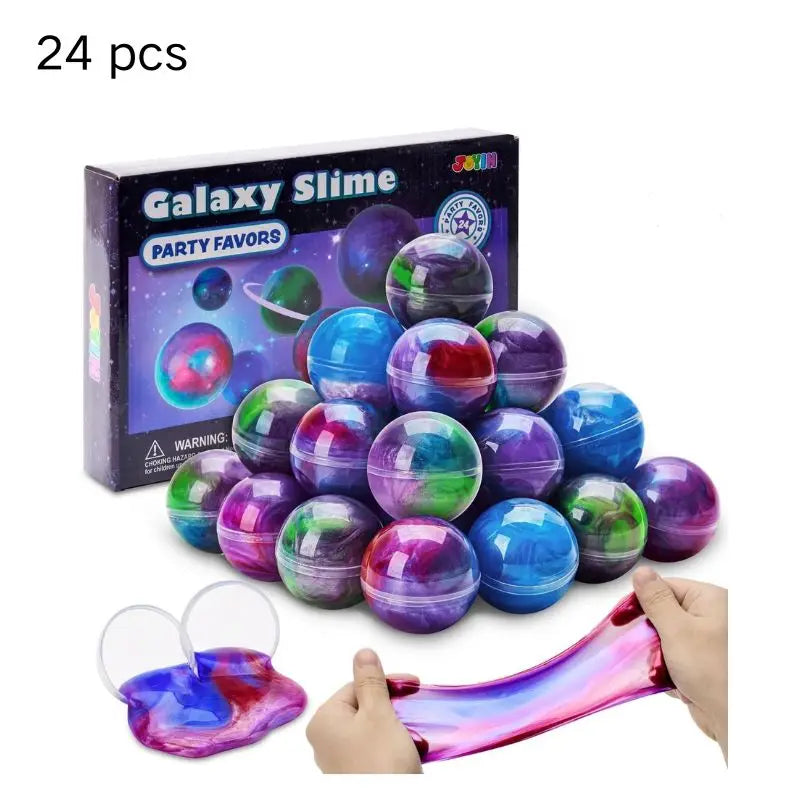 Joyfy Galaxy Slime Balls Stretchy Party Favors Classroom Rewards