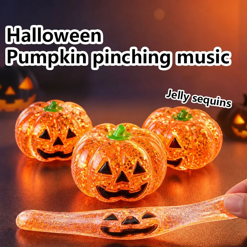 Halloween Pumpkin Squishy Toy Soft Slow Rebound Stress Relief Ball
