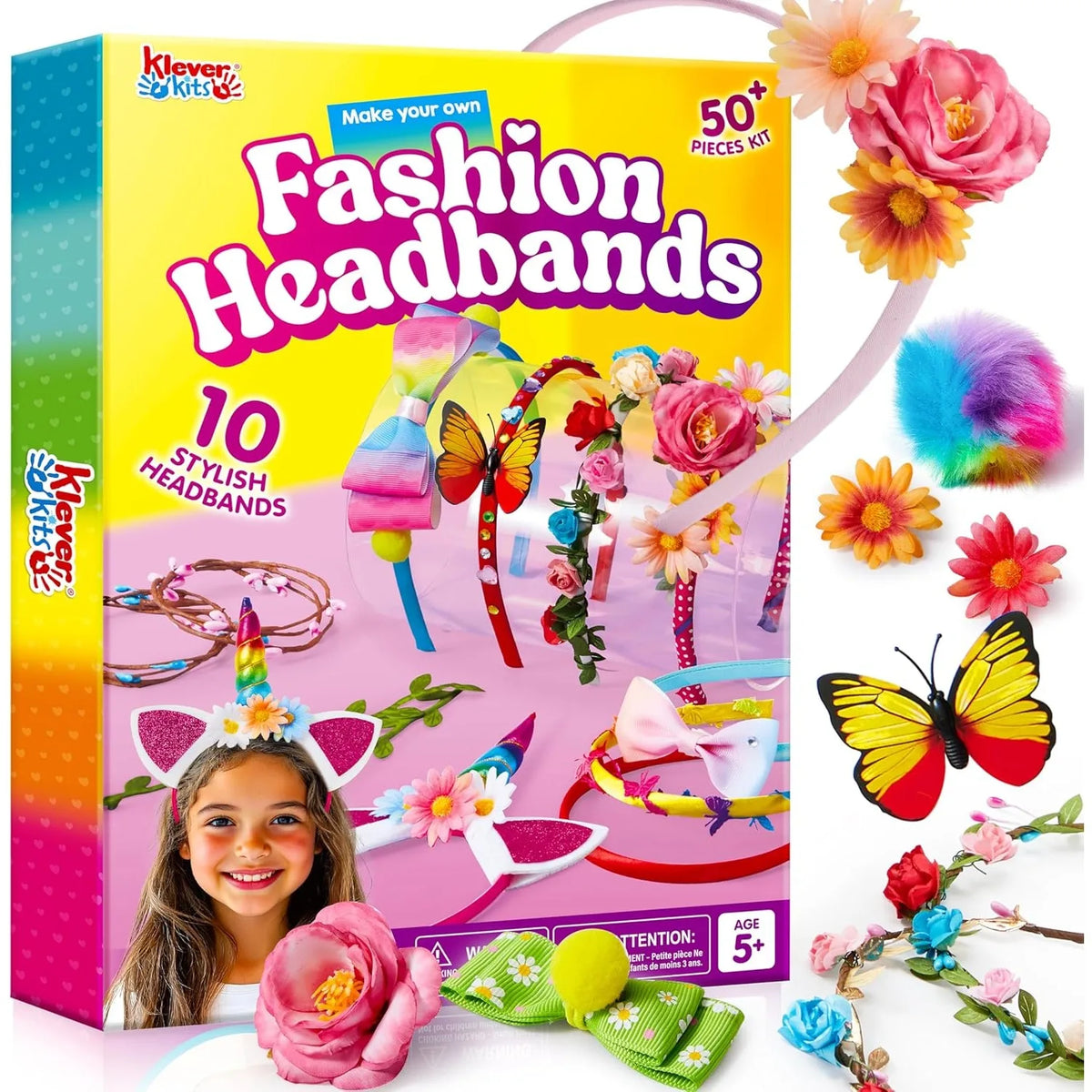 Joyfy DIY Headband Making Kit For Girls Creative Hair Accessories