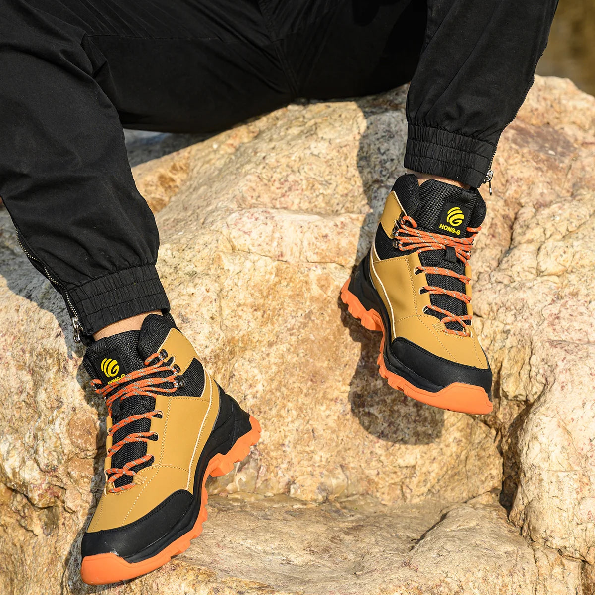 VEIGAR Protective Work Safety Shoes With Steel Toe Anti Puncture Boots