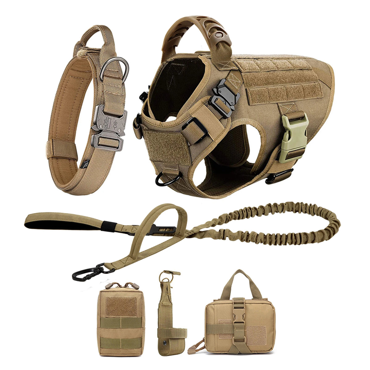 Petravel Padded Nylon Dog Harness And Leash Set For Active Pets