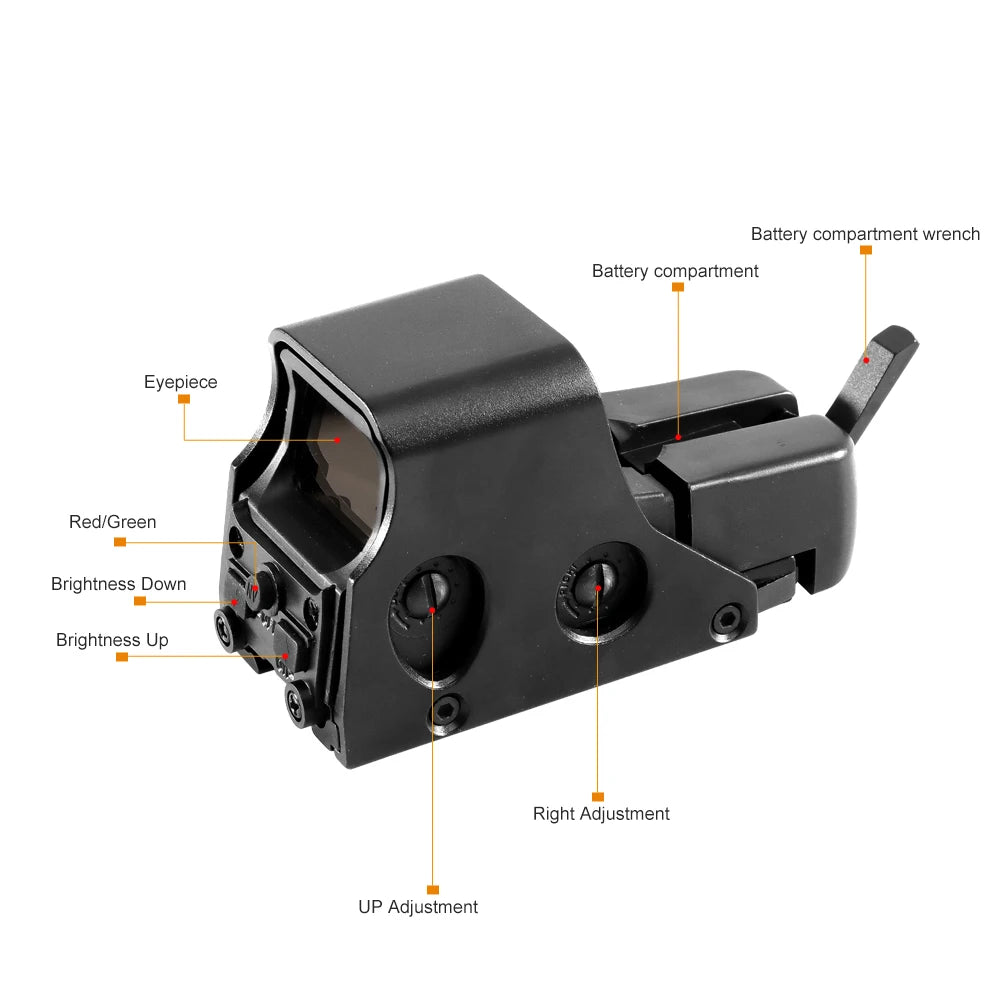 Bestsight Red Green Dot Holographic Reflex Sight Scope For Hunting