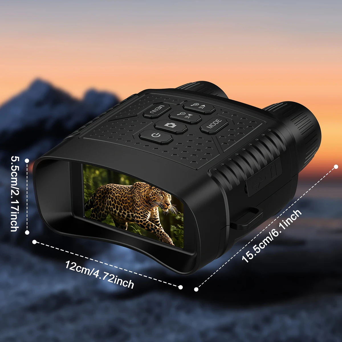 Digital Night Vision Binoculars With 6X Zoom And Recording