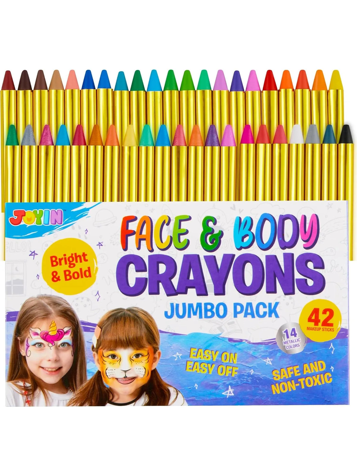 Joyfy Face And Body Painting Kit For Kids Party Fun