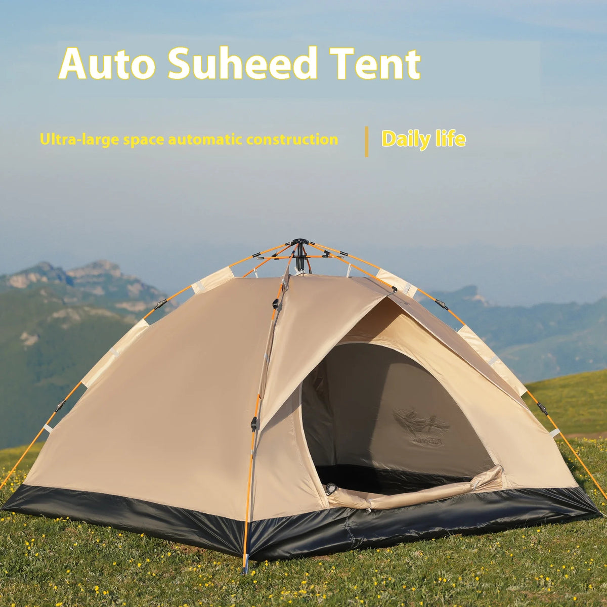 Pakicetus Instant Opening Camping Tent For Beach And Rain Shelter