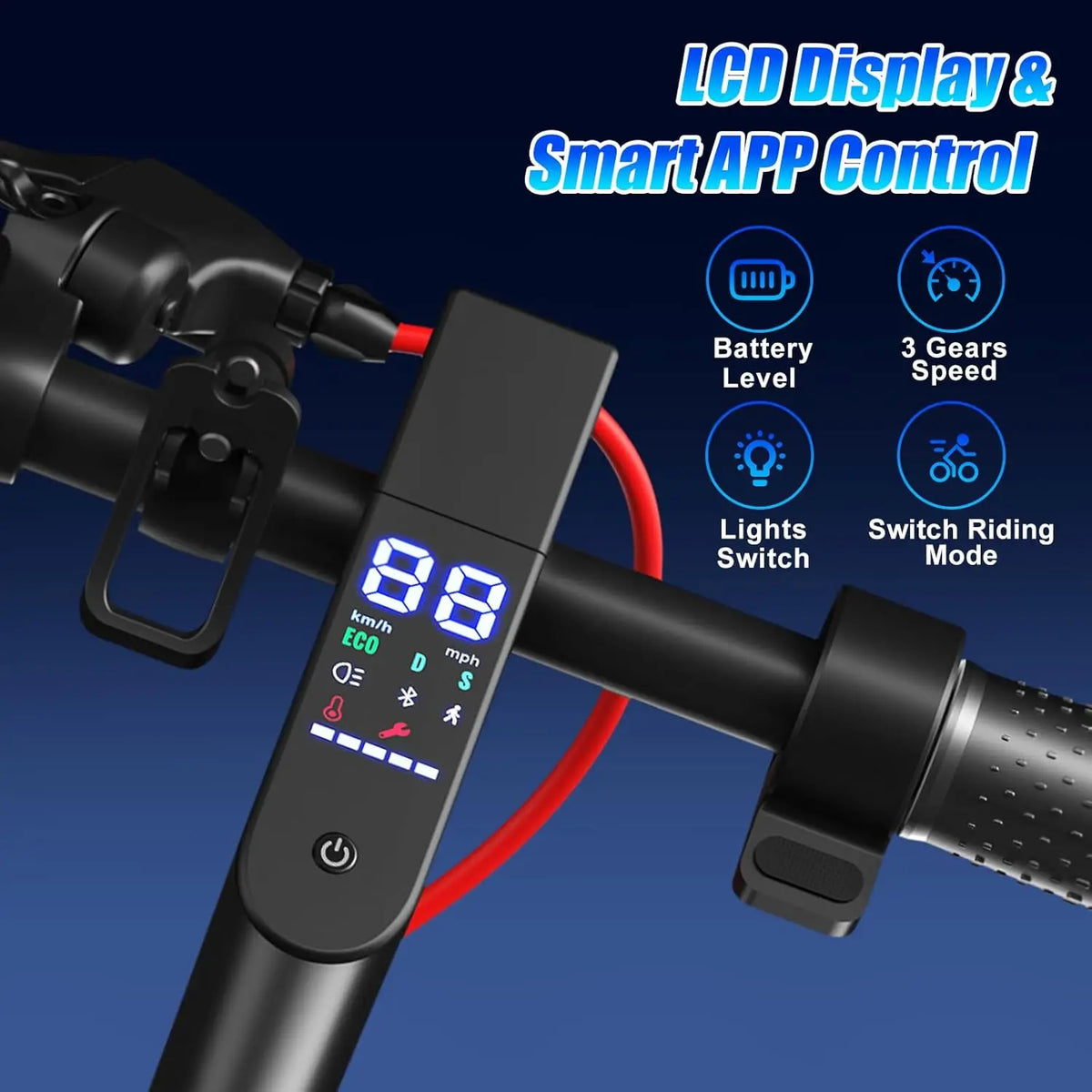 OBX Foldable Electric Scooter With App And Long Range