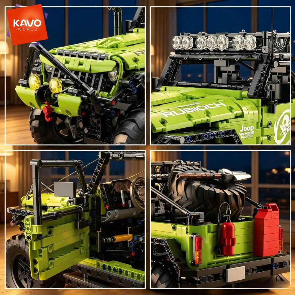 KAVOWORLD Off Road Vehicle Building Blocks Construction Set