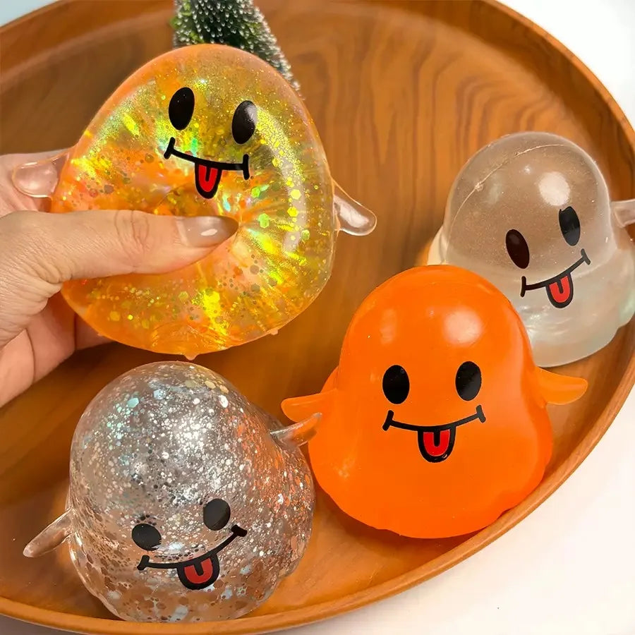 Realistic Ghost Squishy Toy Slow Rising Halloween Stress Relief Fidget