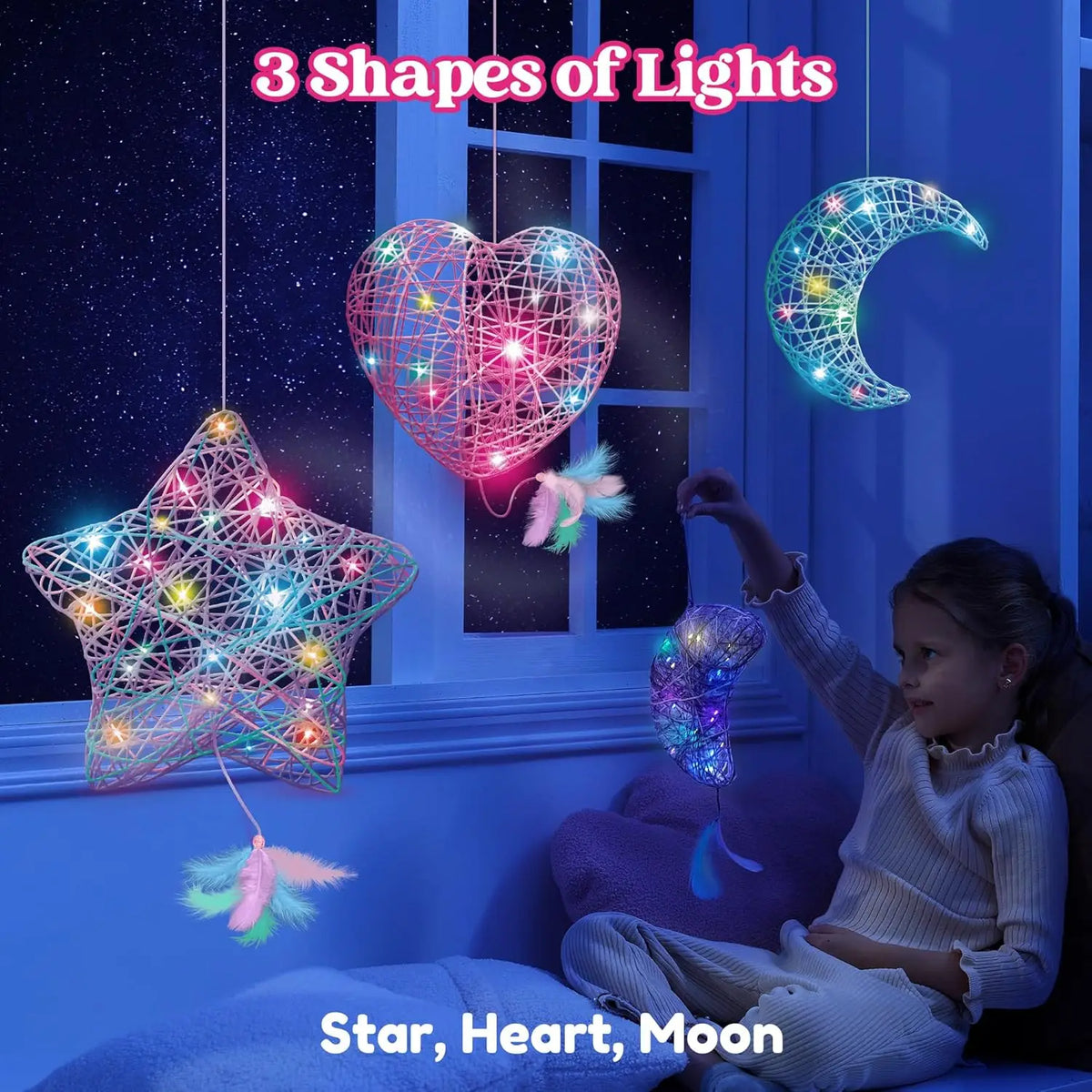 Joyfy 3D String Art Light Up Creative Kit For Children