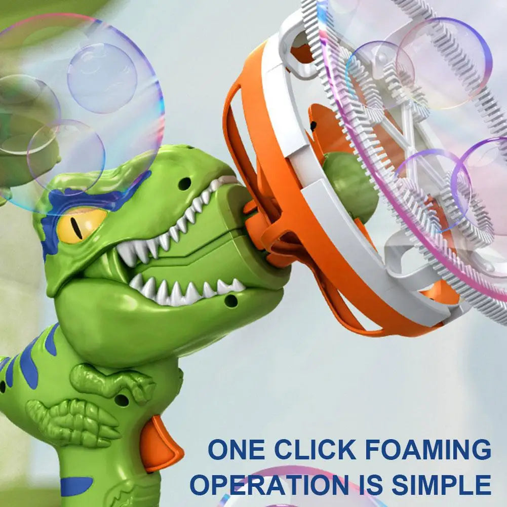 CONUSEA Dinosaur Bubble Gun Automatic Bubble Blower Toy For Kids