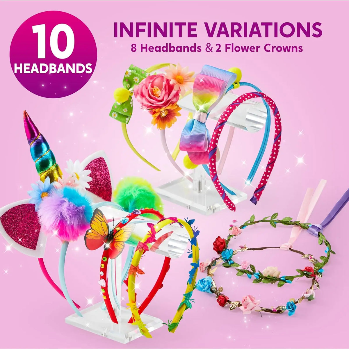 Joyfy DIY Headband Making Kit For Girls Creative Hair Accessories