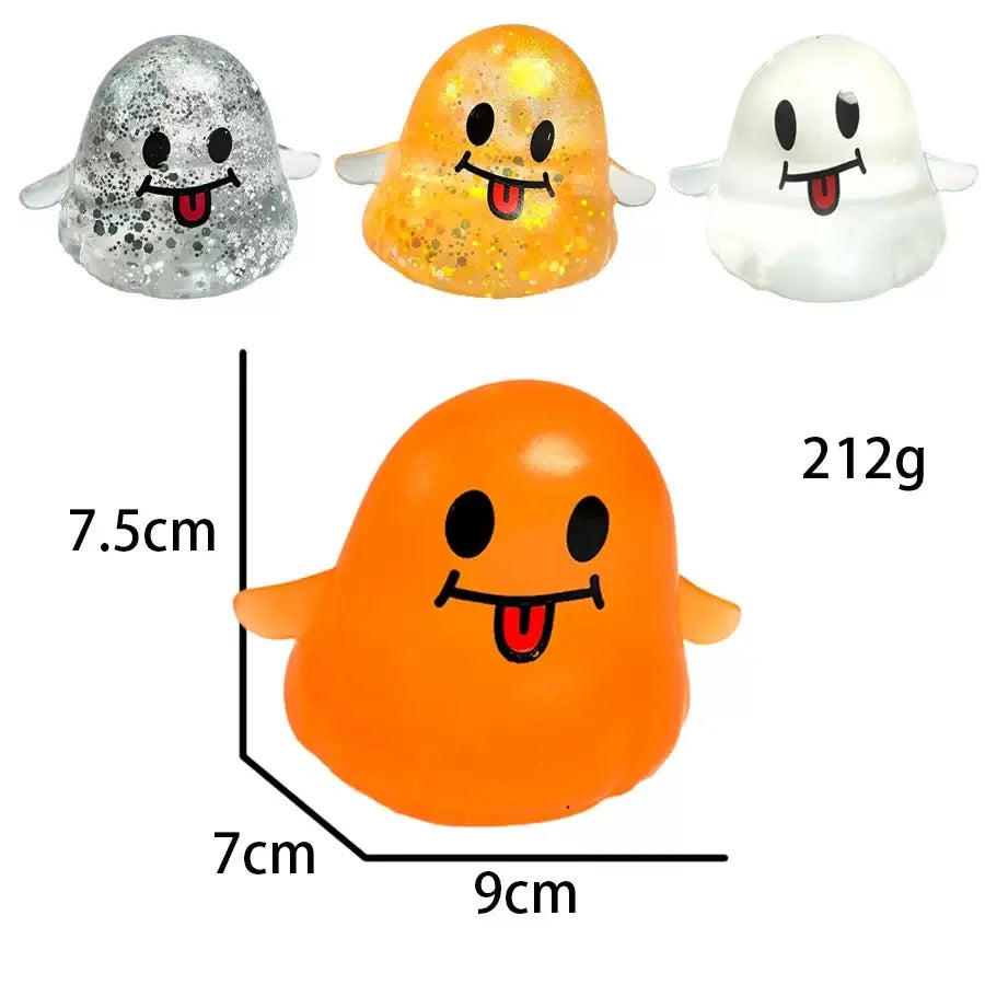 Realistic Ghost Squishy Toy Slow Rising Halloween Stress Relief Fidget