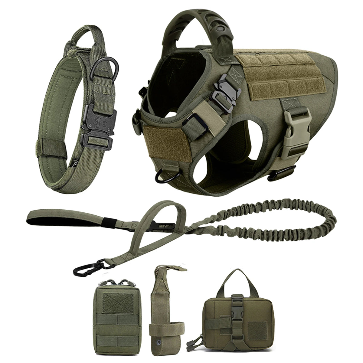 Petravel Padded Nylon Dog Harness And Leash Set For Active Pets