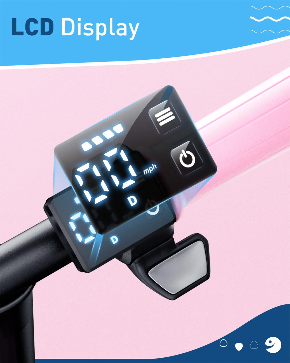 HIBOY Q2 Lite Kids Electric Scooter With Seat LED Lights