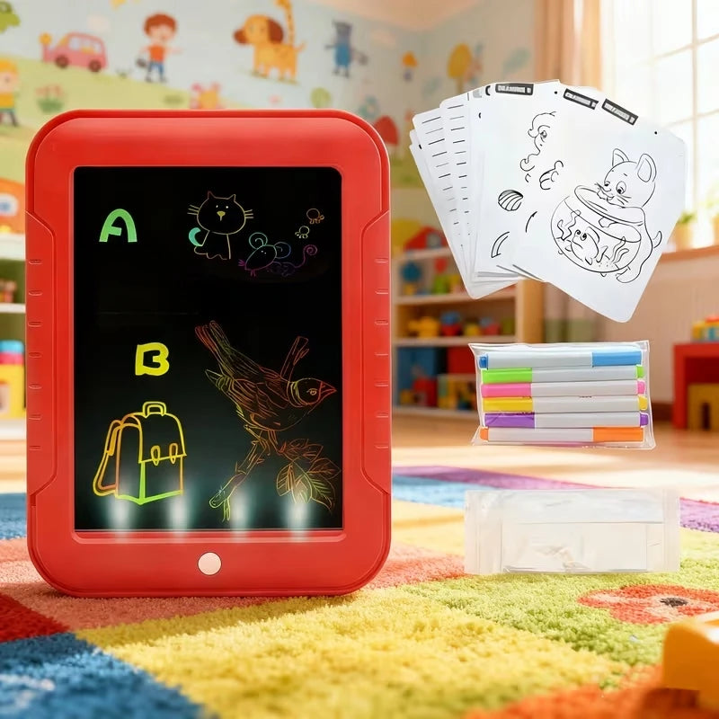 LED Children's Light Up Tracing Board With Drawing Cards