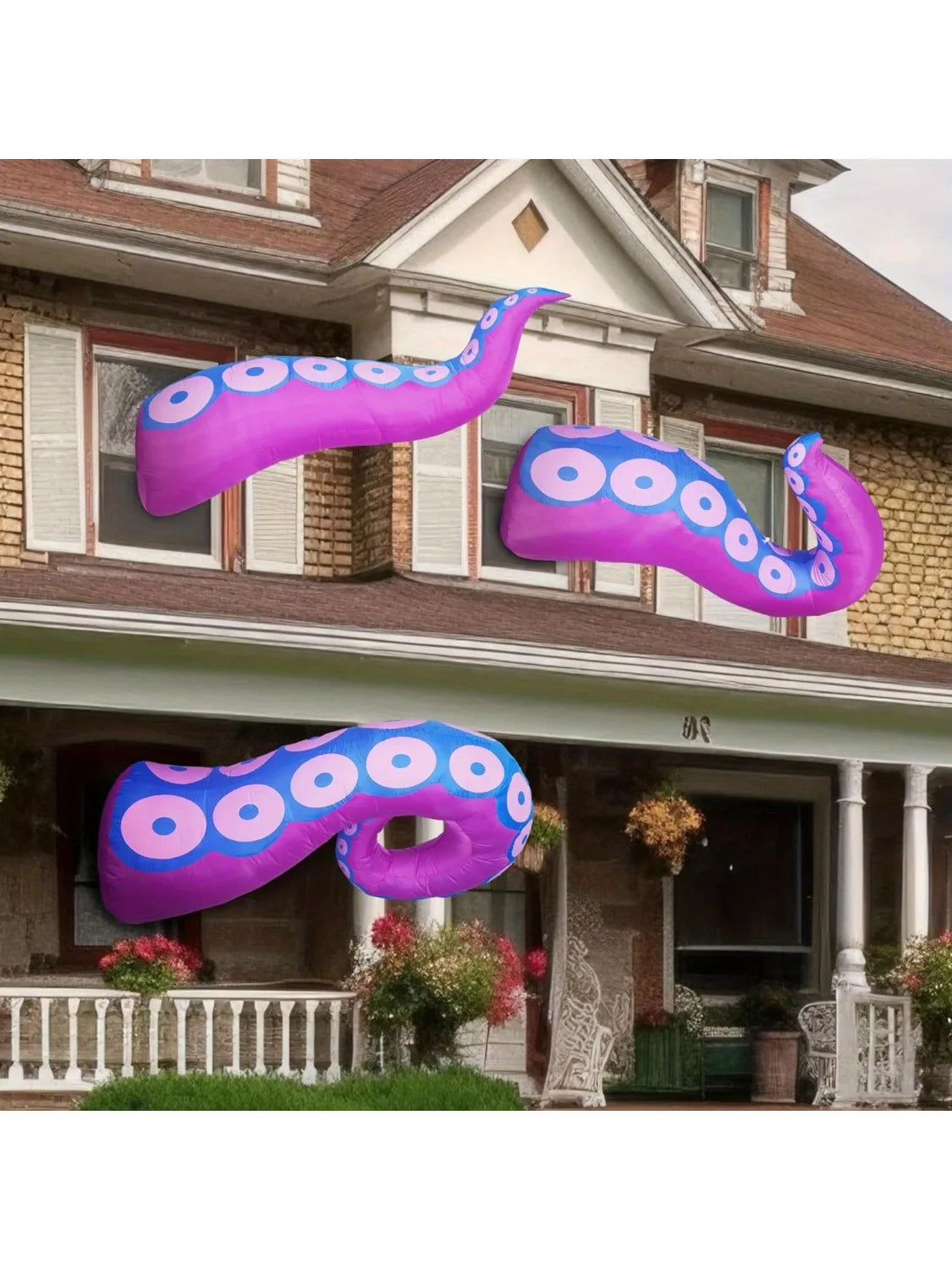 Halloween Octopus Tentacle Inflatables With Built In LED Lights