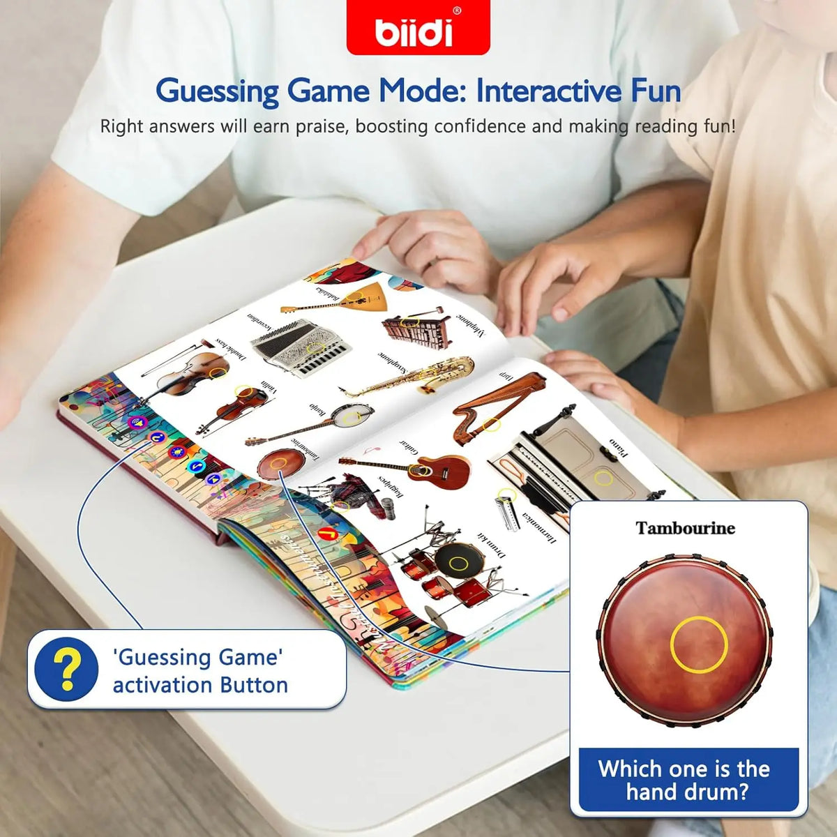 Interactive Sound Book For Children With Educational Sight Words