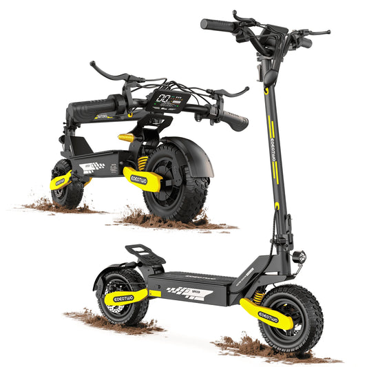 EOEOTWO Adult Off Road Electric Scooter With Foldable Design