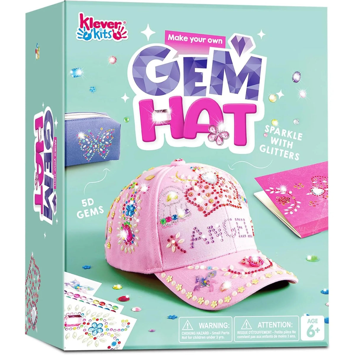 Joyfy Baseball Cap DIY Gem Decorating Craft Kit for Kids