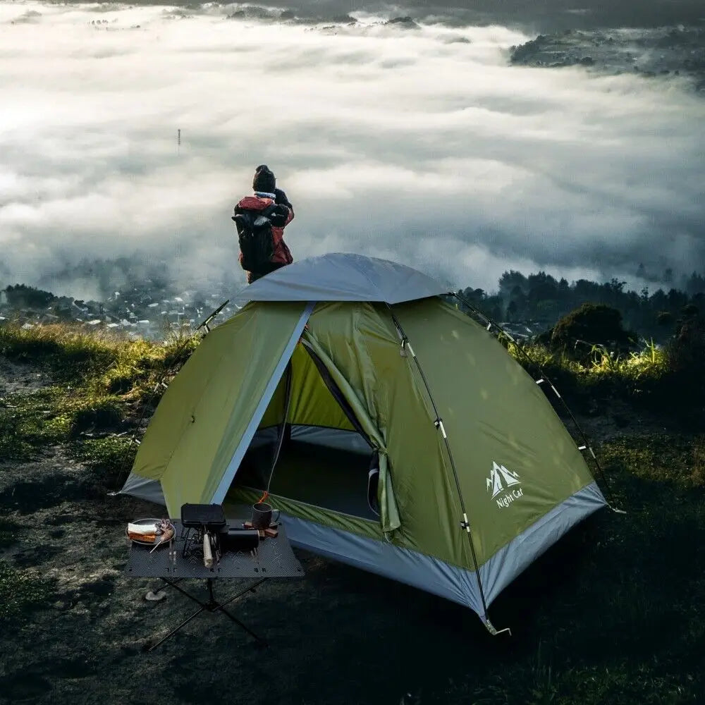 Night Cat Rainproof Backpacking Tent With Easy Clip Setup