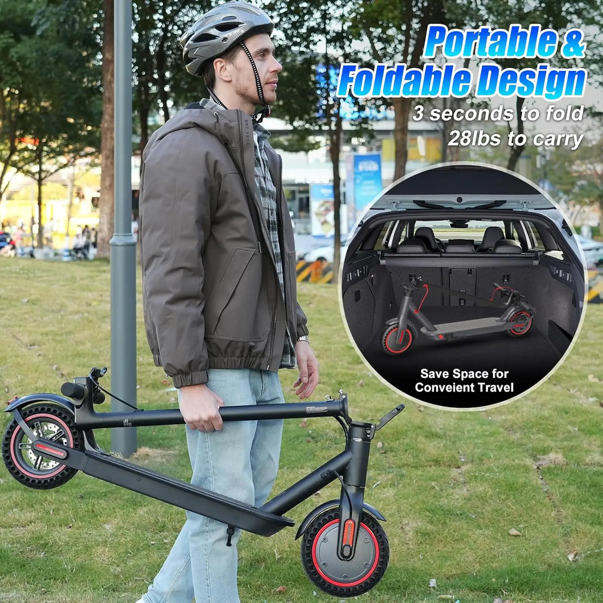 OBX Foldable Electric Scooter With App And Long Range