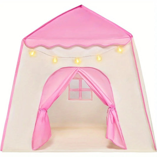 Joyfy Princess Castle Play Tent With LED Star Lights