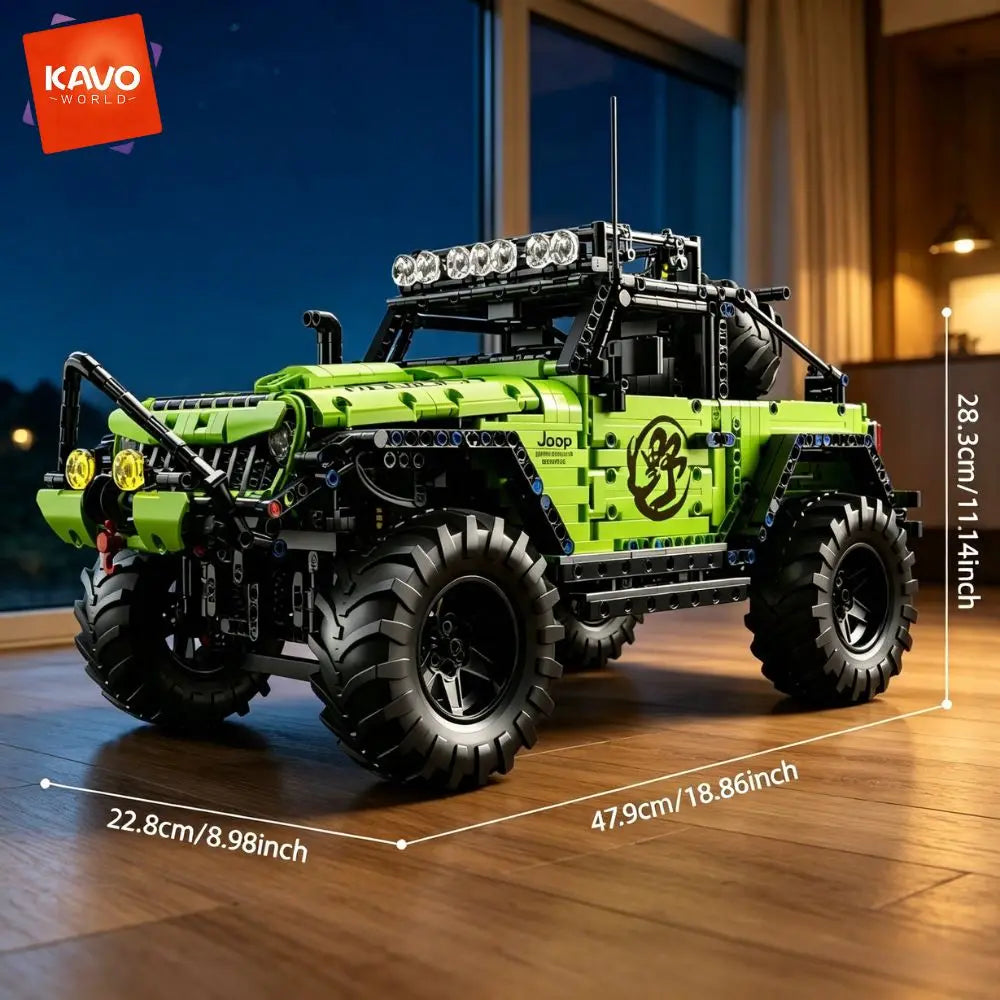 KAVOWORLD Off Road Vehicle Building Blocks Construction Set