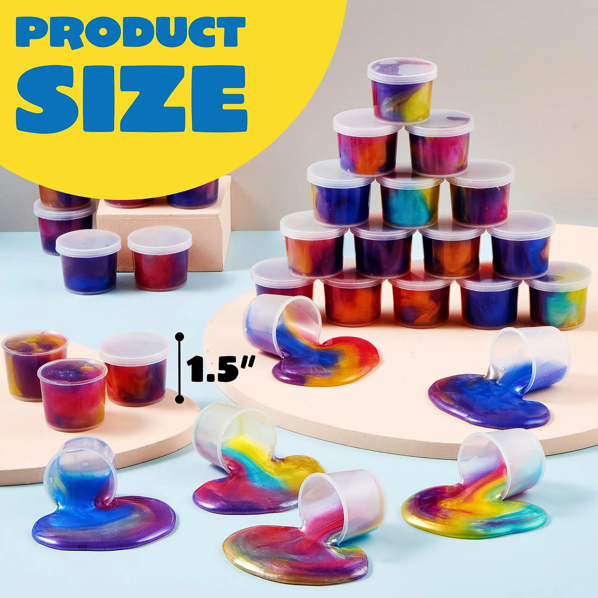 Galaxy Slime Party Favors Stretchy Non Sticky Kids Classroom Rewards
