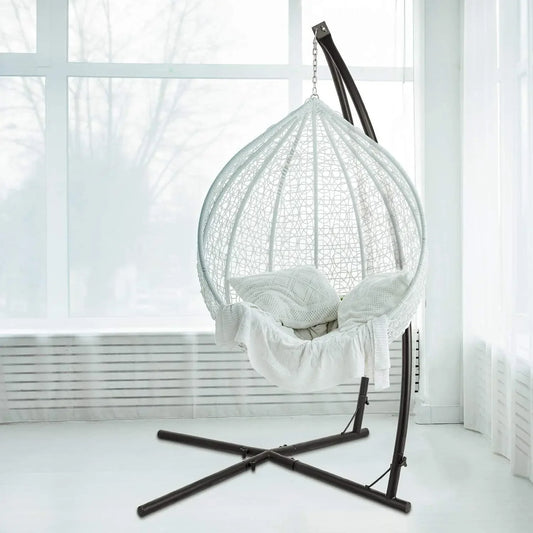 Homfa Heavy Duty Metal Hanging Chair Stand For Patio
