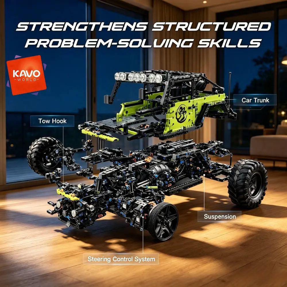 KAVOWORLD Off Road Vehicle Building Blocks Construction Set