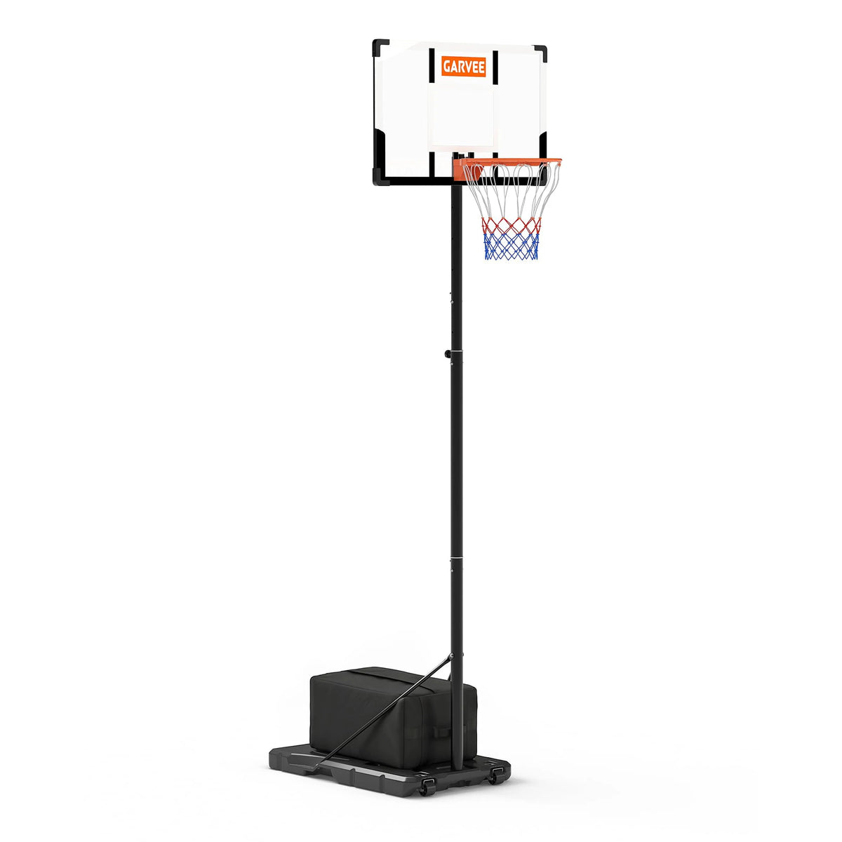 HiMISS Adjustable Portable Basketball Hoop With Backboard And Net
