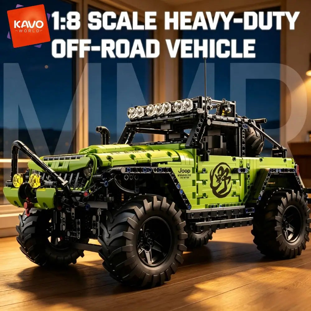 KAVOWORLD Off Road Vehicle Building Blocks Construction Set