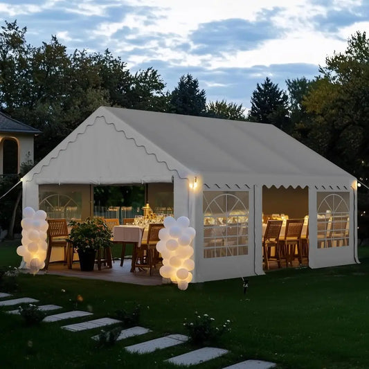 Heavy Duty Outdoor Party Tent With Removable Sidewalls For Events