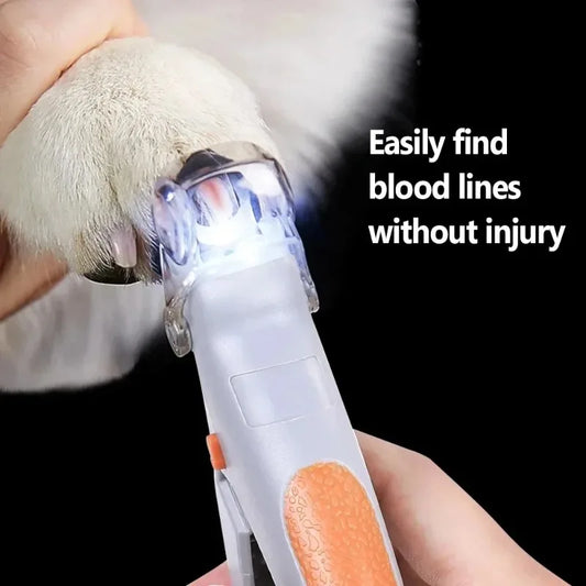Professional Pet Nail Clippers With Led Light For Safe Trimming