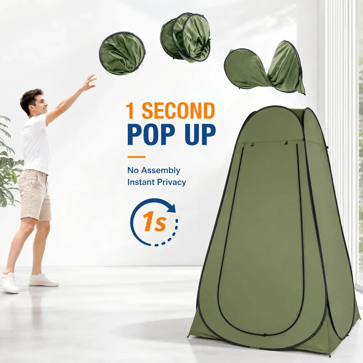 Portable Pop Up Privacy Changing Tent For Camping And Travel