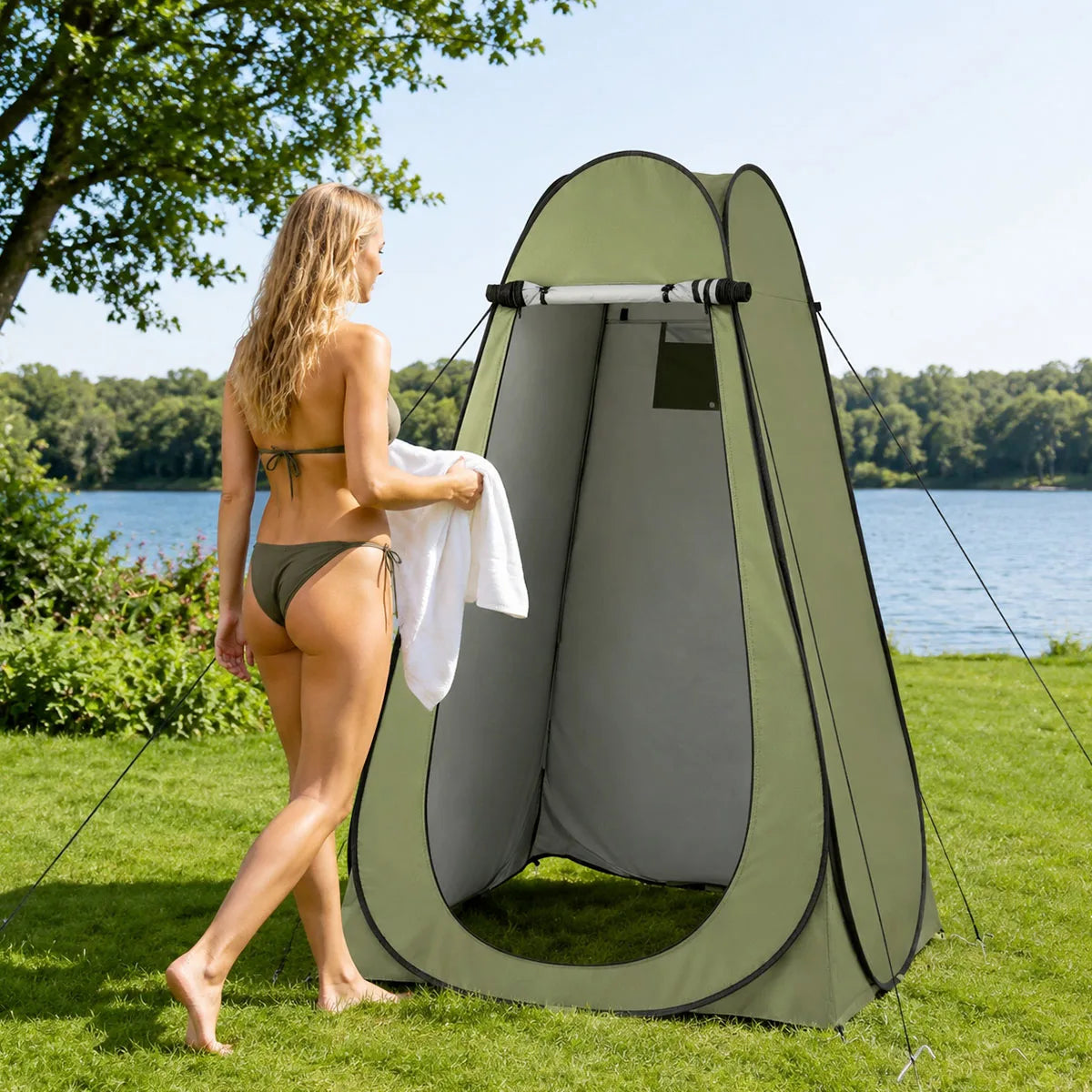 Portable Pop Up Privacy Changing Tent For Camping And Travel