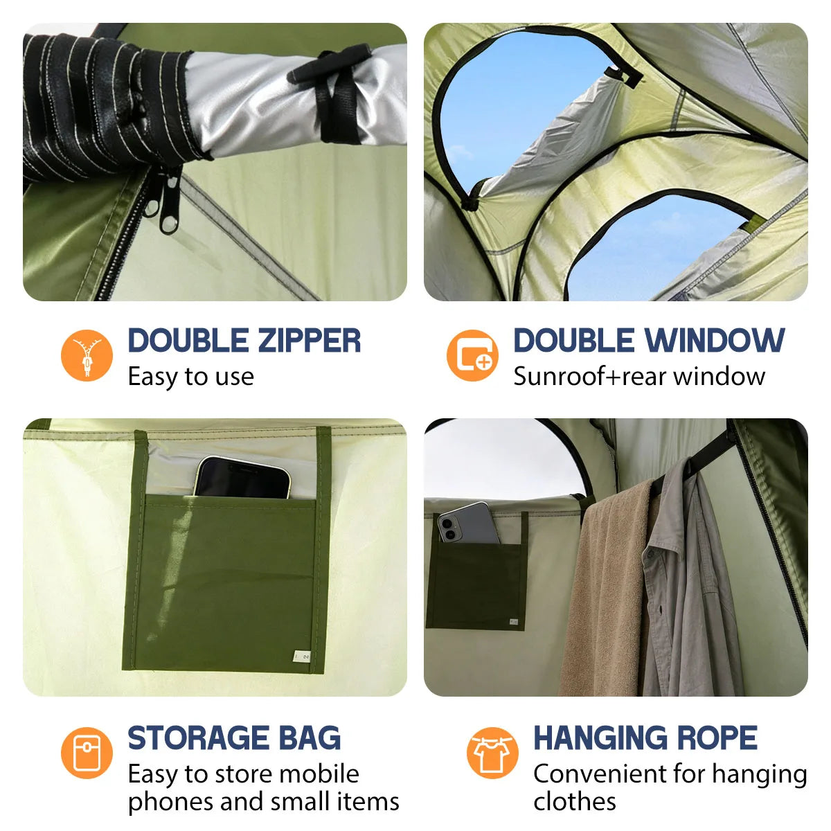 Portable Pop Up Privacy Changing Tent For Camping And Travel