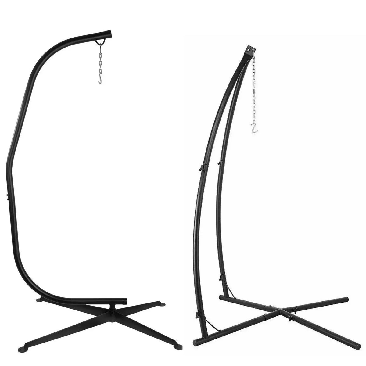 Homfa Heavy Duty Metal Hanging Chair Stand For Patio