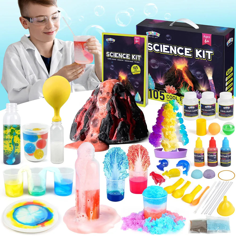 Kids Science Experiment Kit With 105 Fun STEM Activities