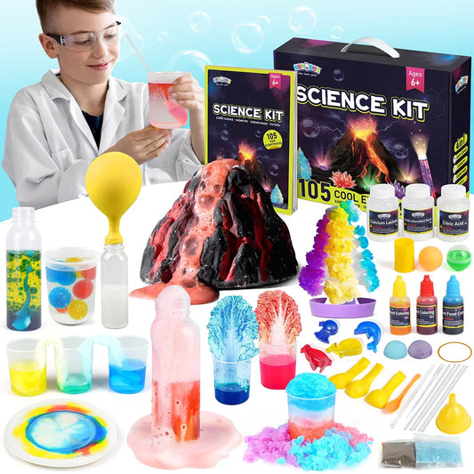 Kids Science Experiment Kit With 105 Fun STEM Activities